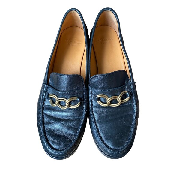 Sezane Vicky Leather Loafers in Smooth Black. Size 39 - Picture 9 of 11